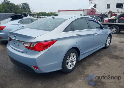 2014 Hyundai Sonata Gls from USA, damaged, VIN 5NPEB4AC7EH840769